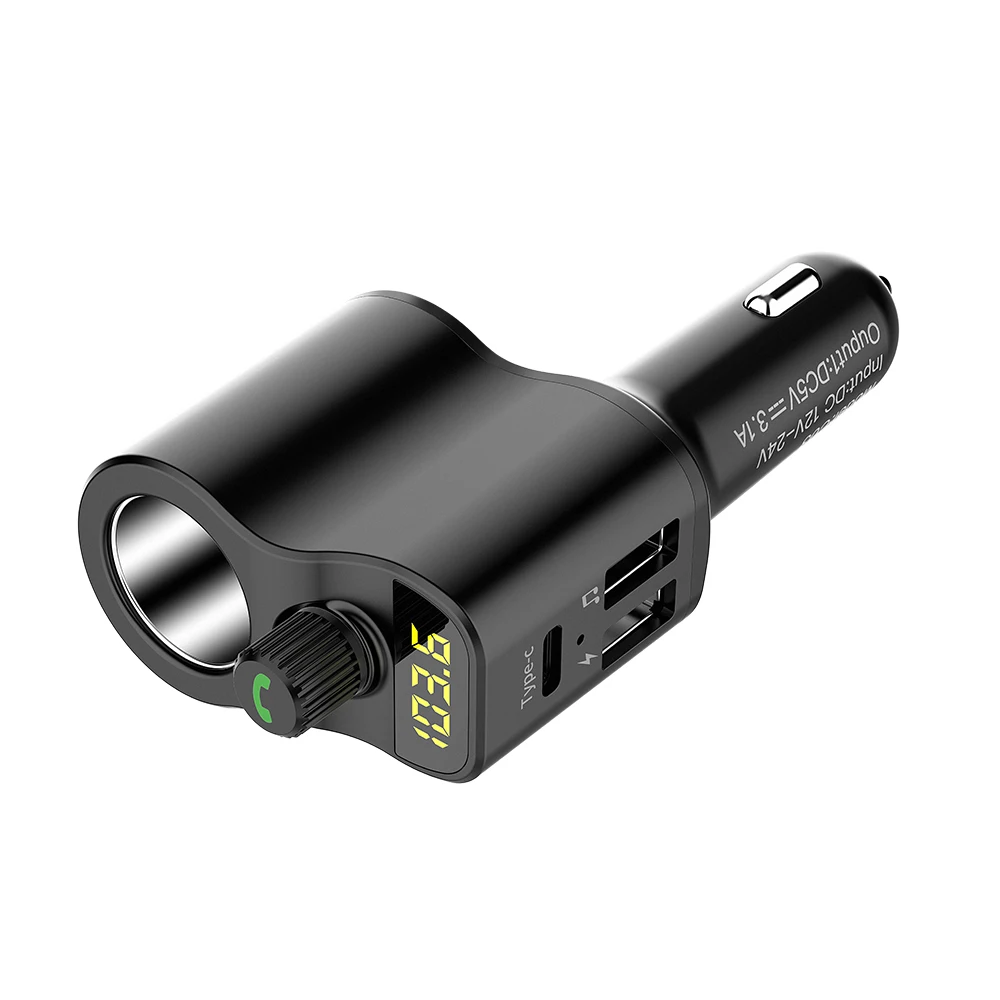 Двойной USB слот MP3-плеер Bluetooth Handsfree автомобильный комплект зарядное устройство fm-передатчик mp3-плеер авто аудио приемник USB Автомобильное зарядное устройство