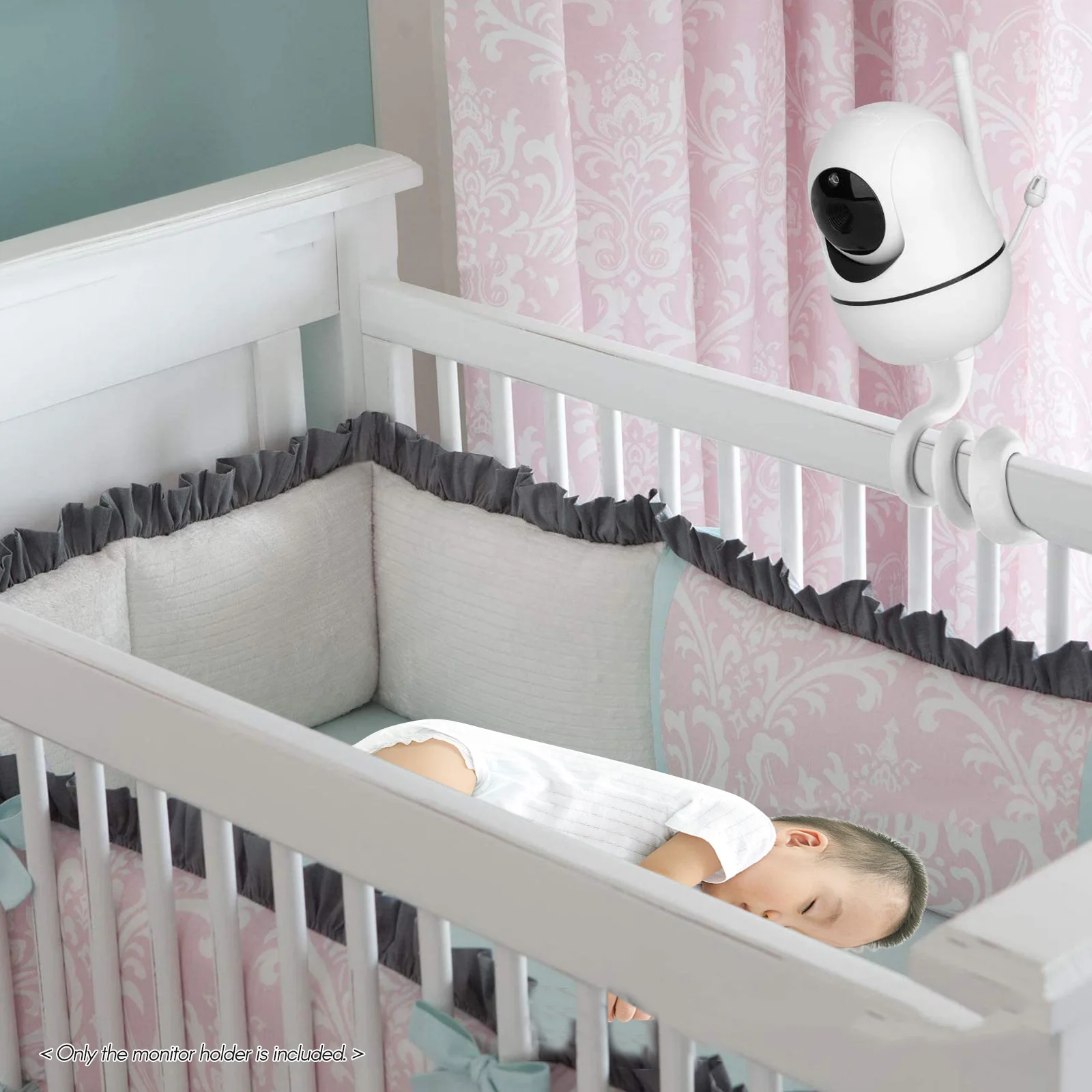 Baby Monitor Universal Baby Monitor Holder Versatile Twist Mount with 1/4 Inch Screw for Crib