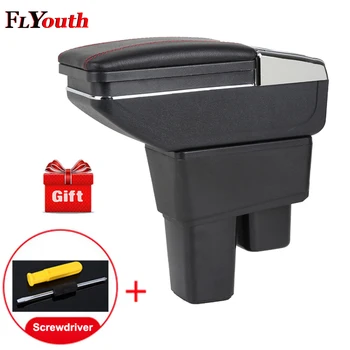 

Car Armrest Box For Honda Fit Jazz 2008-2013 Car Styling Central Store Content Box Cup Holder Interior Auto Accessories 1Pc