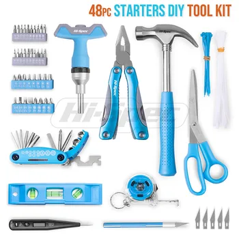 multifunctional Student repair toolbox Gift diy tool set hand tools household maintenance hardware tools Bicycle repair 43pcs 2