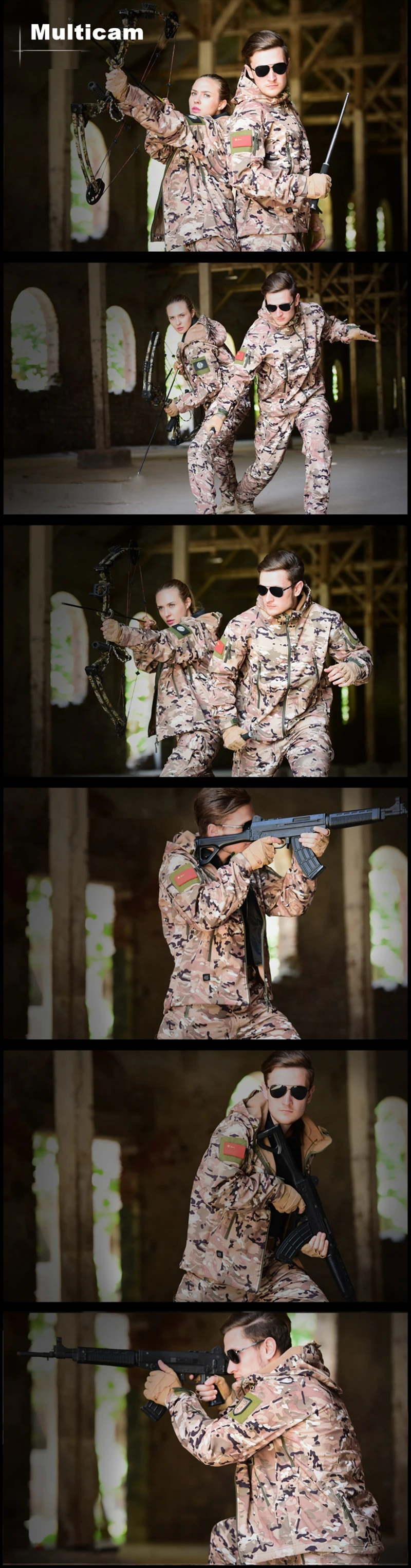 Camoufalge Военная Униформа тактическая куртка+ брюки водонепроницаемая охотничья спортивная куртка одежда армейская Боевая куртка брюки костюм XXXL