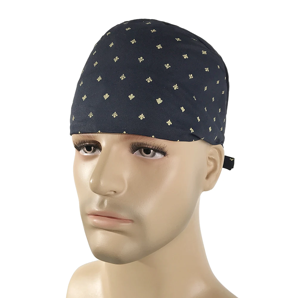 Unisex adjustable medical hospital pharmacy cotton nurse cap Dental surgery room surgical cap Beauty hospital physiotherapy cap - Цвет: hat