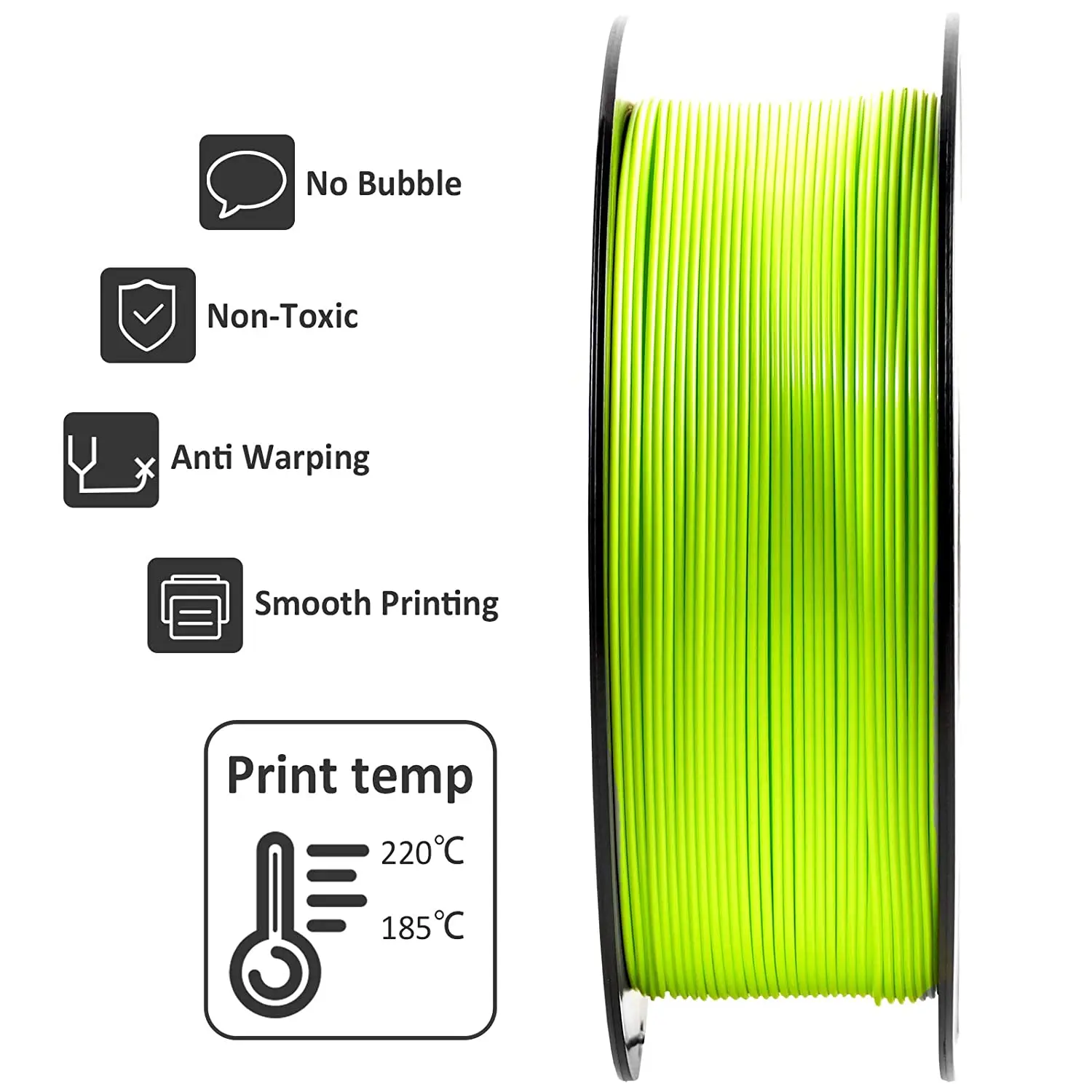 GEEETECH 1kg 1.75mm PLA 3D Printer Filament