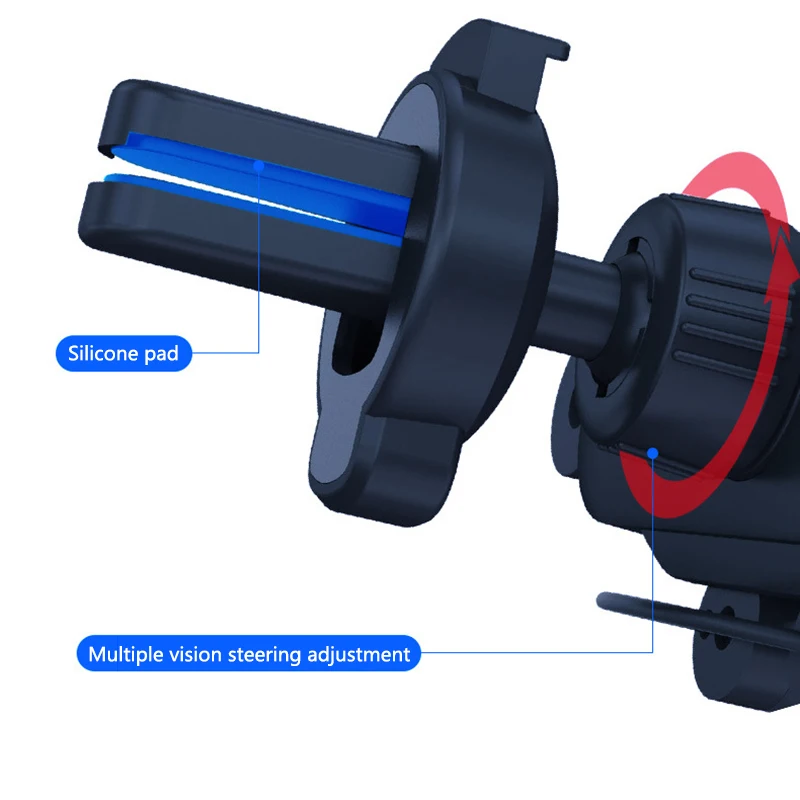 Универсальный автомобильный мобильный телефон гравитационный держатель на вентиляционное отверстие автомобиля кронштейн на выходе зажим держатель телефона вращение на 360 градусов для iPhone samsung