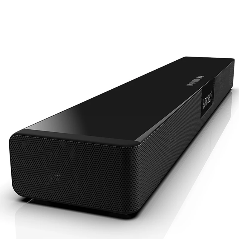 LEORY Multi-function Speaker Wireless Charging bluetooth Soundbar with Remote Control Alarm Colock Home Theater Sensurround
