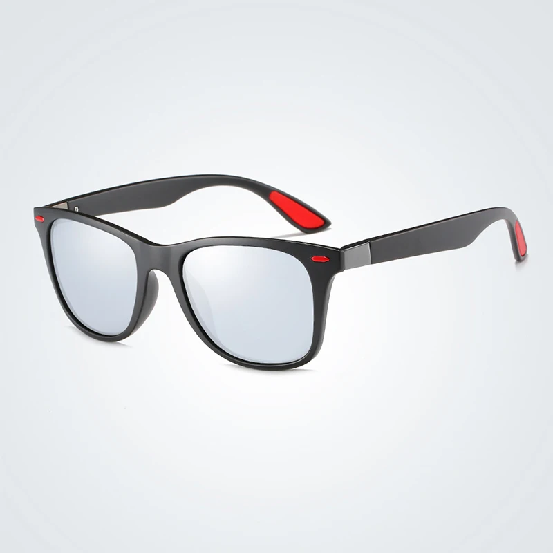 NEW DESIGN Ultralight TR90 Polarized Sunglasses Men Women Driving Square Style Sun Glasses Male Goggle UV400 Gafas De Sol glass - Цвет линз: 05