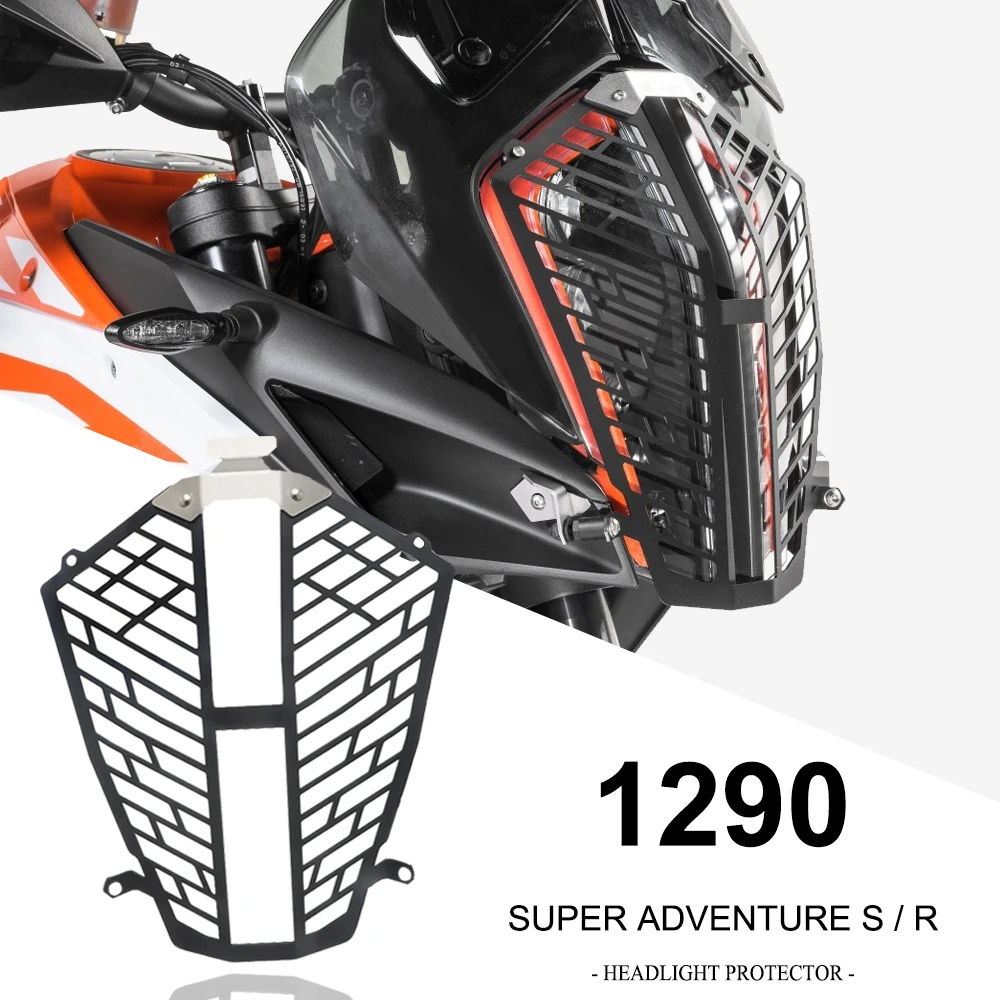 

2017 - 2021 2020 Motorcycle Accessories For 1290 Super Adventure ADV S R Headlight Protector Grille Guard Cover Protection Grill