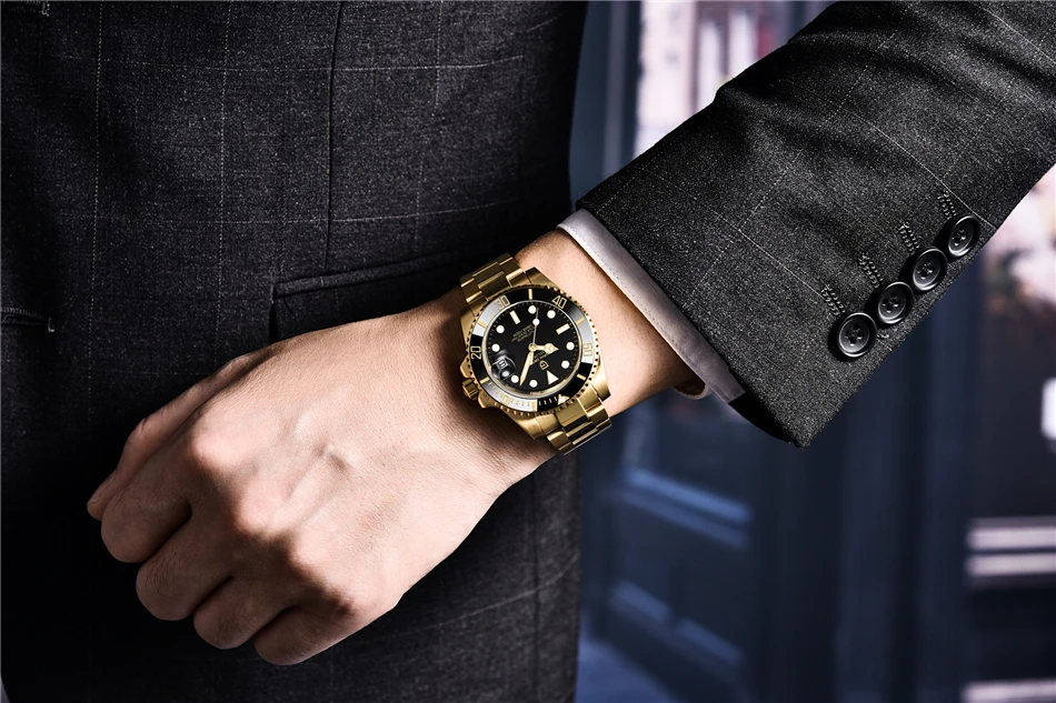 PAGANI DESIGN 40MM Men's Automatic Watch Luxury Sapphire Glass Mechanical Watch Stainless Steel Fashion Sports Waterproof Watch