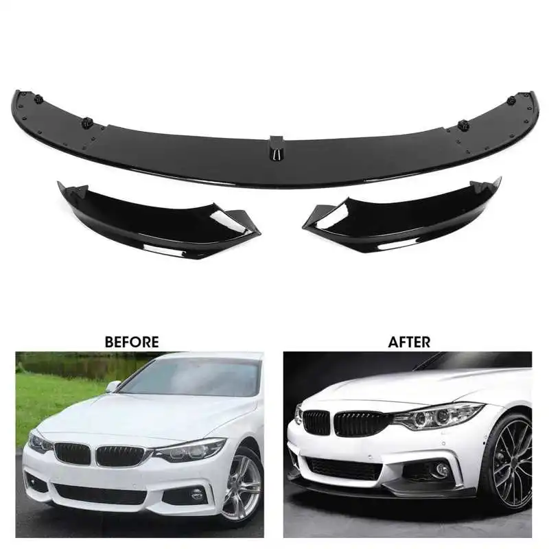 Передний бампер для M Performance MP разветвитель спойлера ДЛЯ BMW 4 F32 F36 Sport 2013 2014 2015 2016 2017