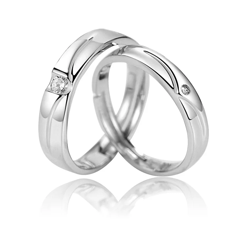 Newall открытое обручальное кольцо для женщин AAA+ CZ Кристалл цветок кольцо серебро предотвратить аллергию ювелирные изделия для женщин Подарок Обручальное кольцо - Цвет основного камня: Type 11