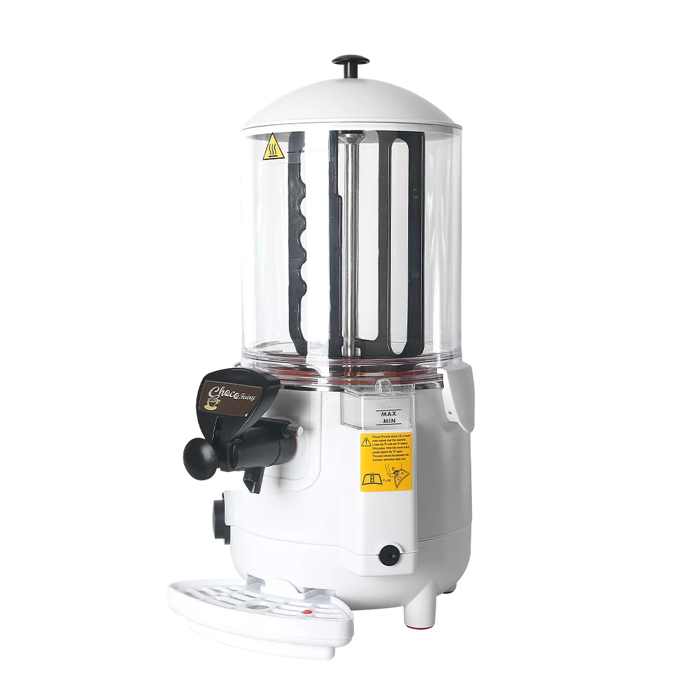 VEVOR Machine à Chocolat Chaud 10L Distributeur Chocolat Chaud  Professionnel 400W Chocolatière Pro 30-90℃ Distributeur LED avec Plateau  égouttoir pour Boisson Chaude Café Lait Soja Maison Restaurant