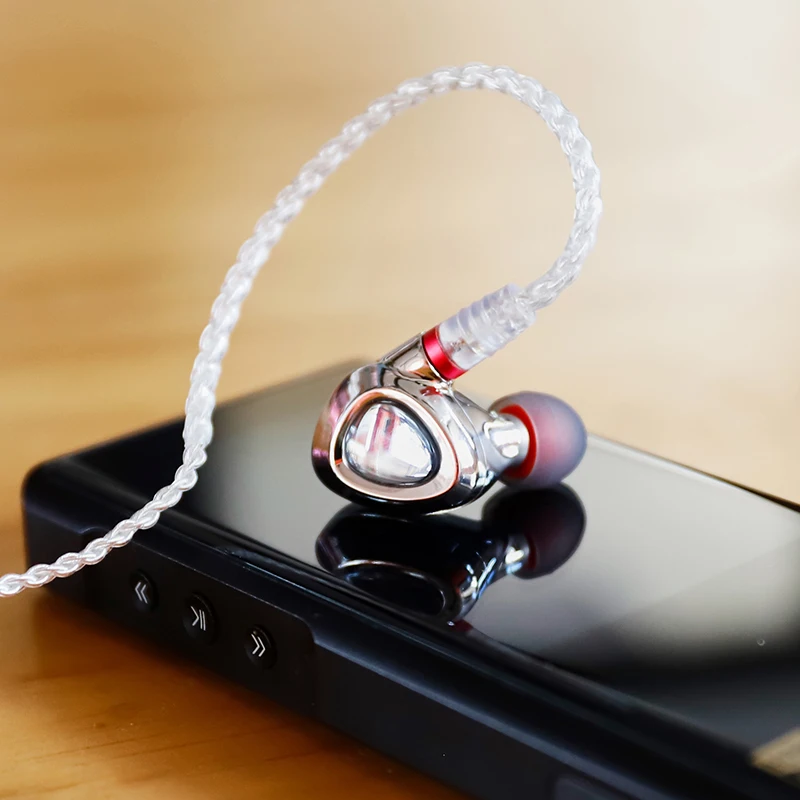 ShanLing ME500 1DD + 2BA HiFi Гибридный Драйвер Hi Res наушники в ухо IEM латунный металлический