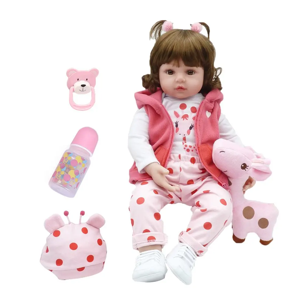 

Children'S Toys Cute Reborn Dolls Environmental Simulation Baby Creative Gifts 48Cm/60Cm Simulation Infant