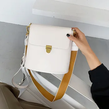 

2020 Summer High Quality PU Leather Bucket Bags For Women Designer Shoulder Bag Sac A Main Femme Crossbody Bags Bolsos Handbags