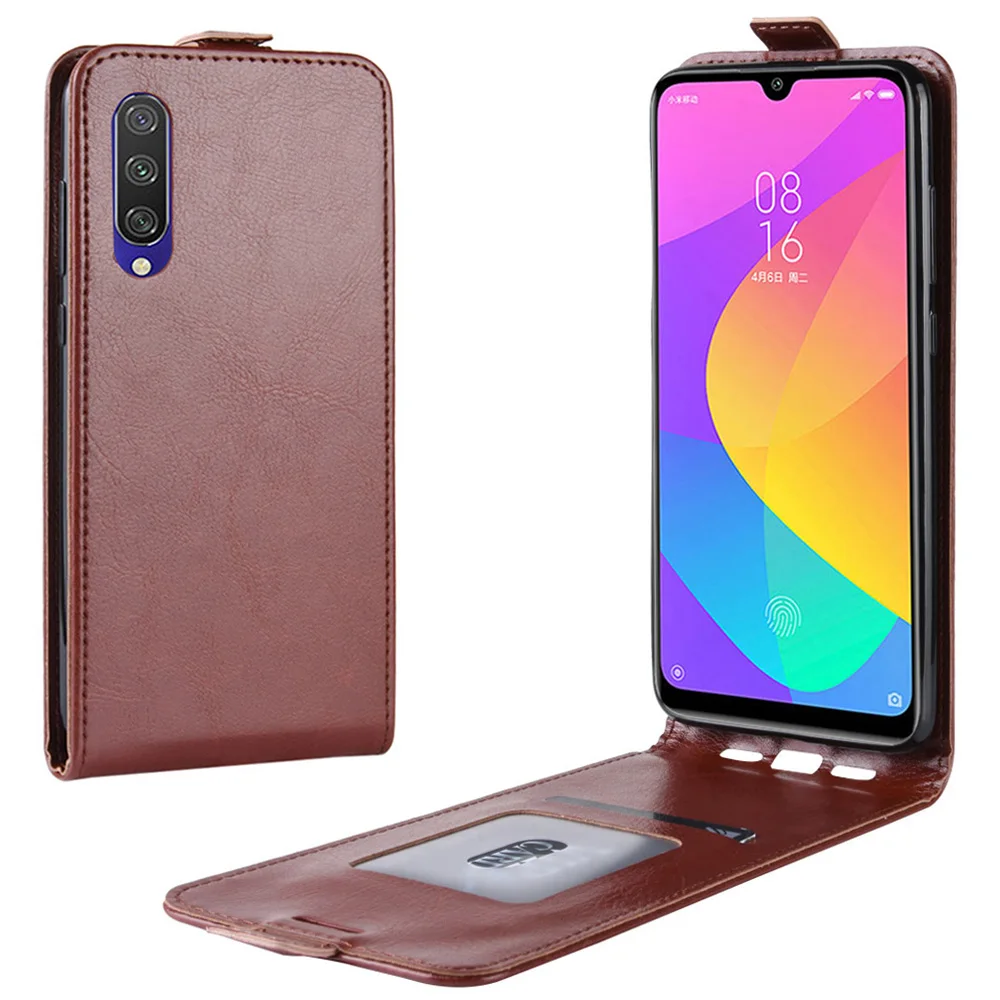 JONSNOW Flip Leather Case for Xiaomi Mi CC9e Mi A3 6.01" Phone Cover Protective Cases with Card Slot for Mi CC9 Mi A3 Lite 6.39"