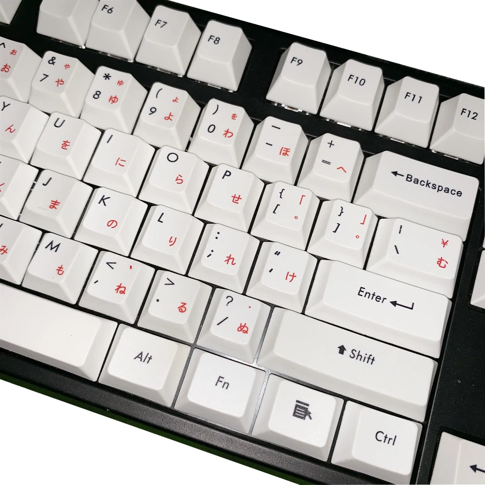 Japanese keycaps Original Height 108 Keys PBT Keycaps Mechanical Keyboard For Cherry MX Keycaps And