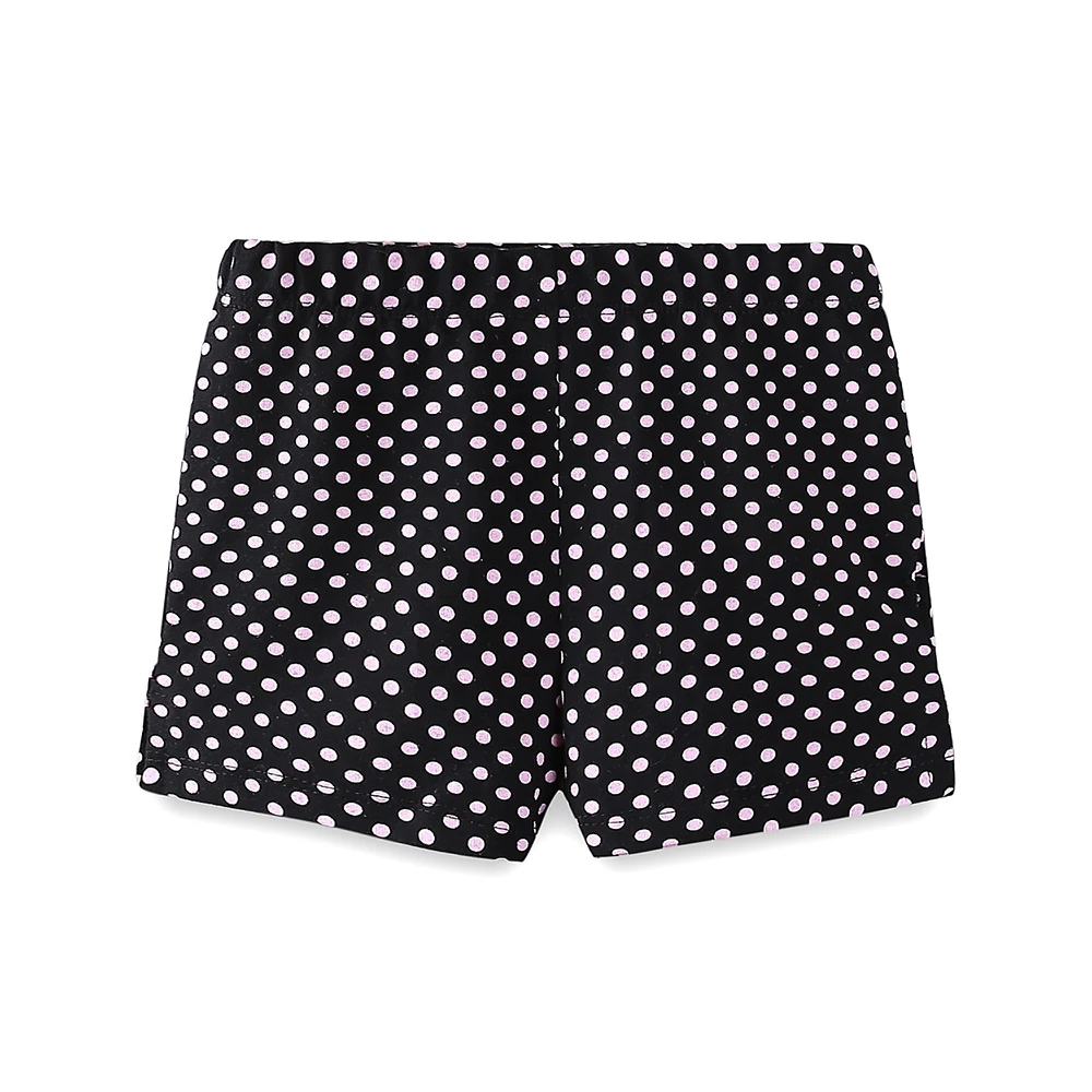 Комплект для маленьких девочек LittleSpring кружевные летние костюмы в горошек с