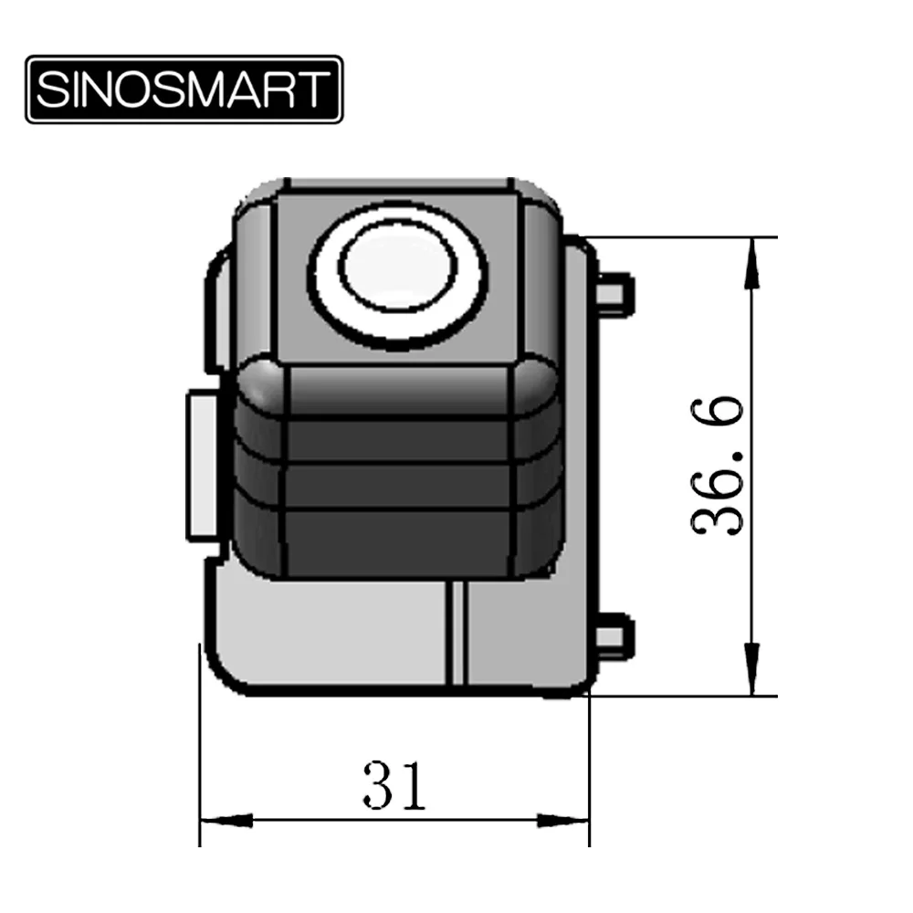 SINOSMART Высококачественная специальная автомобильная камера заднего вида для Mazda RX-8 ATENZA Mazda 6 2008 2011 2012 2013