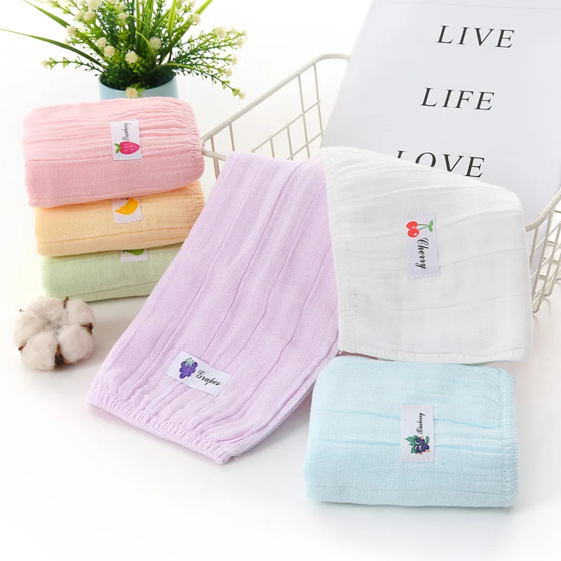 

Gauze Baby CHILD'S Towel Children Small Tower CHILDREN'S Breathable Absorbent Logo