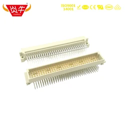 4128 din 2.54mm passo 4row conector 4x32p 128pin macho ângulo direito pinos soquete europeu 24128 221281 1100 4128r yanniu