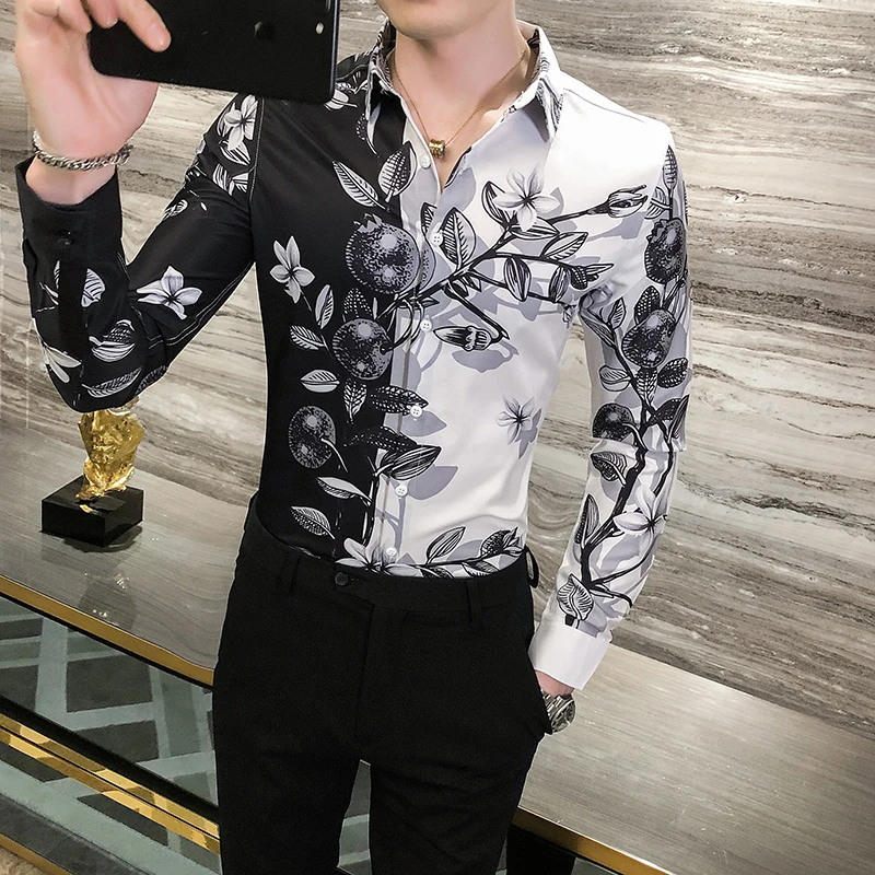 Sleeved Casual Shirts Men 
