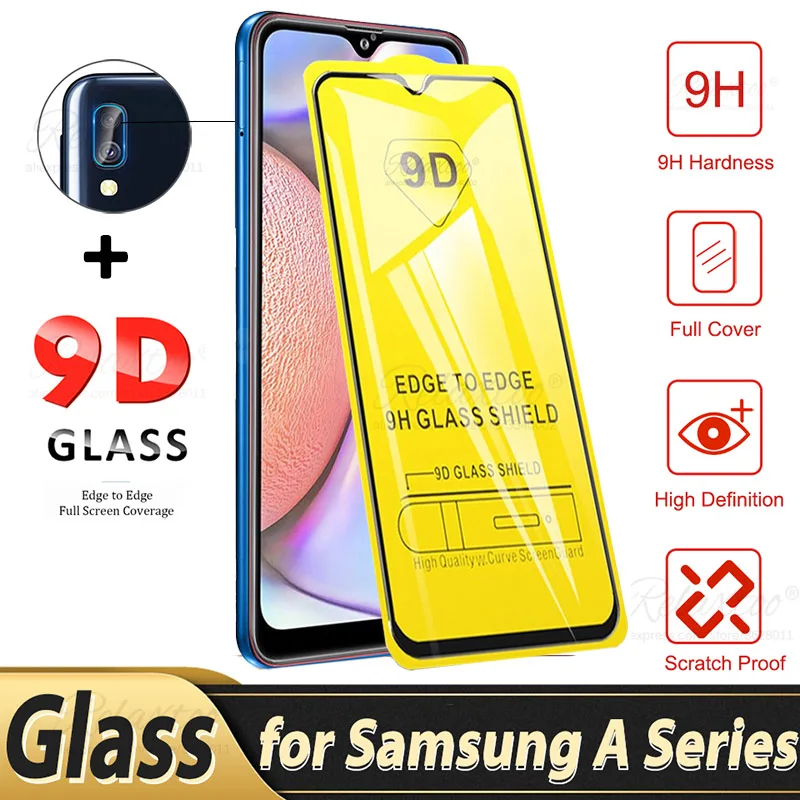 Стеклянный объектив камеры 2 в 1 для Samsung Galaxy A10 A10s 2019 Защитное стекло Galax a 10 s a105F a107F
