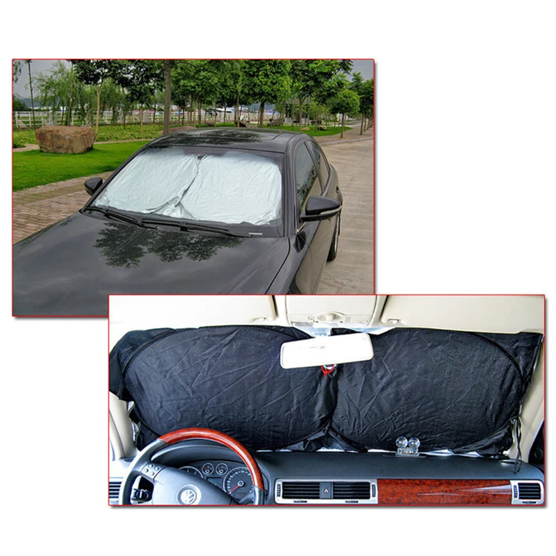 

Car Sunscreen Auto Car Front Rear Window Visor Windshield Block Cover Sun Shade UV Protection Car Sunshade Film Car Accessories