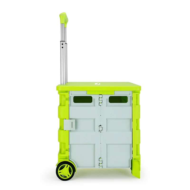 Portable Folding Trolley Box Storage Box Shopping Trolley Portable Grocery Trolley Trolley Student Gift Box 2 Orders