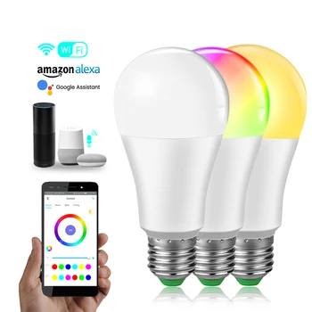 

LED Night light Wifi Music Control Smart Bulb E27 Dimmable and Timing 85-265v APP Remote Control Home lighting