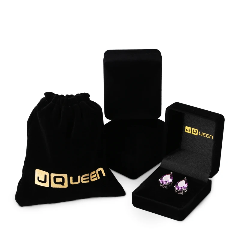 Серьги гвоздики женские из серебра 925 пробы с фиолетовым аметистом|gift voucher|earrings