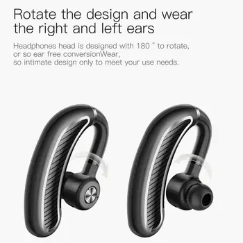 

Earhook Earphones Waterproof Bluetooth 5.0 Stereo Business Headphone Universal Mobilephone Sport K8F0