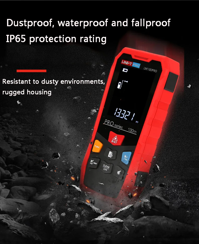 UNI-T LM70 PRO/LM100 PRO/LM120 PRO лазерный дальномер Bluetooth электронная линейка с коробкой