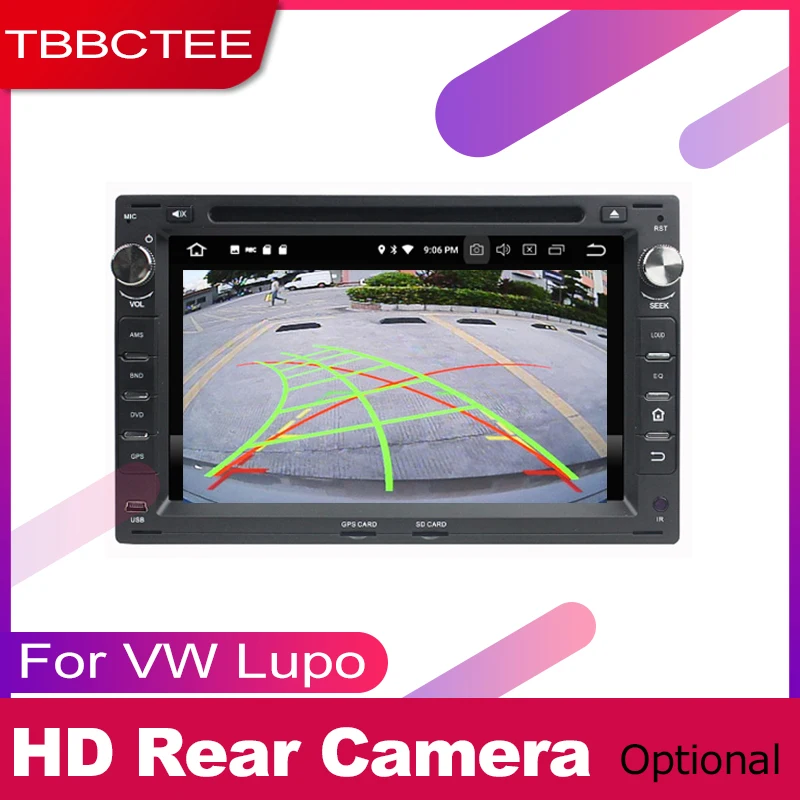 Discount TBBCTEE 2 DIN Auto DVD Player GPS Navi Navigation For Volkswagen VW Lupo 2005~2009 Car Android Multimedia System Screen Radio 4