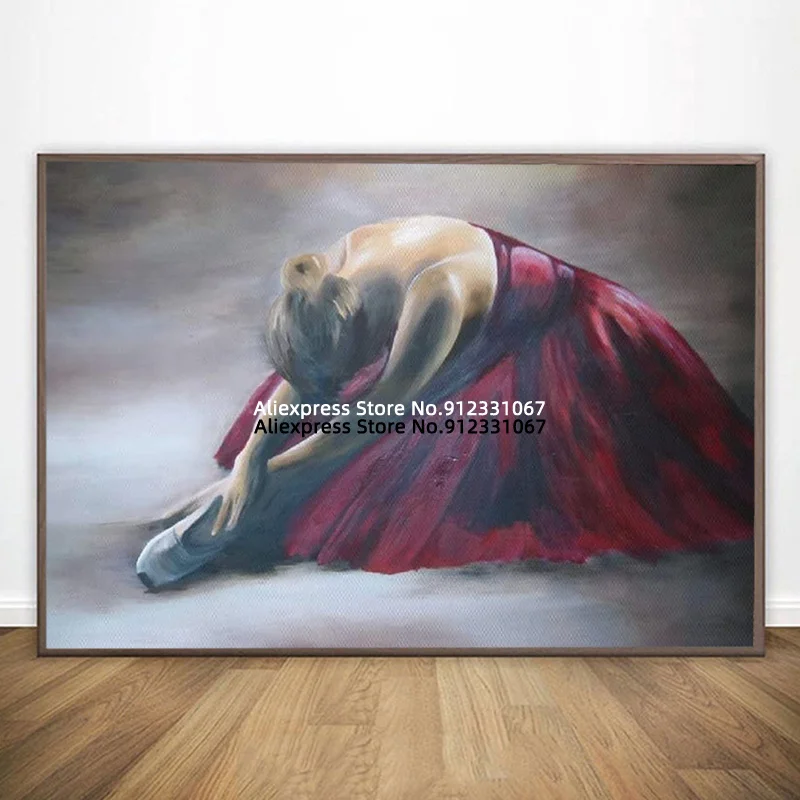Плакаты современный Импрессионистский танцор балет девочка украшение для