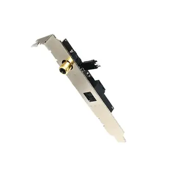 

Rca Spdif Digital Audio Output Out Cable Bracket Motherboard Card Bc 300 Sound Card Deflector USB Coaxial Digital Fibre Card