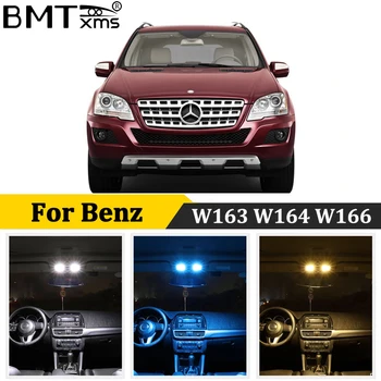 

BMTxms For Mercedes Benz M ML Class W163 W164 W166 AMG 1998-2015 Canbus Car LED Interior Dome Map Trunk Light Kit