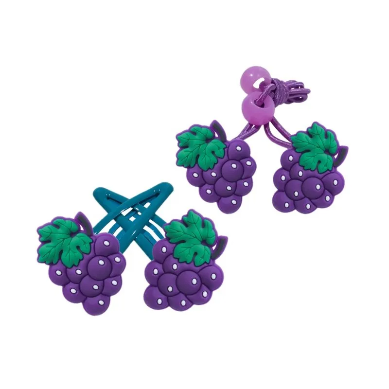 4 шт./лот рождественские милые резинки для волос с животными девочек заколки