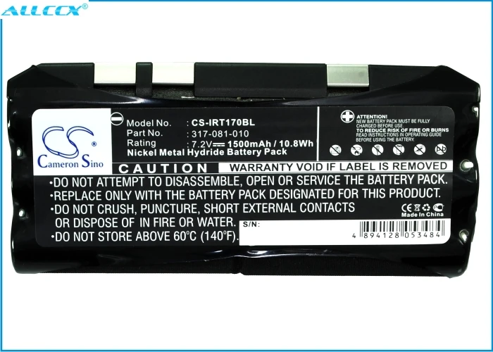 Кэмерон Sino 1500mAh аккумулятор 317-081-010317-081-030 для Intermec DT1700, RT1700, RT1710, T1700