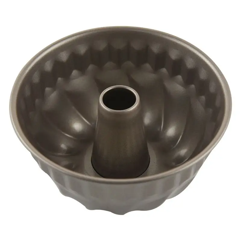 4 inch Non-Stick Steel Bundt Fluted Baking Mold Round Cake Bakeware Floral Mould