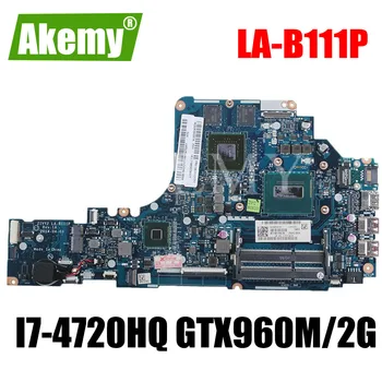 

SAMXINNO For Lenovo Y50-70 Y50P Y50 LA-B111P laptop Mainboard ZIVY2 LA-B111P Motherboard with I7-4720HQ GTX960M/2G