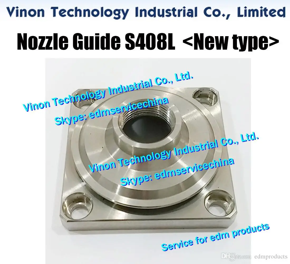 

S408L edm Nozzle Guide for Taper (New type) 50x15x19mm, Upper Water Nozzle Holder NOZZLE BASE for Sodic A500, A350 wire-cut edm