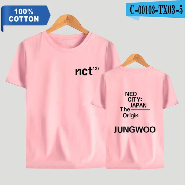 Хлопок NCT 127 футболка женская/Мужская Унисекс с коротким рукавом Повседневная футболка Harajuku футболка одежда XXS-4XL - Цвет: 05