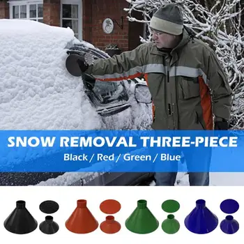 

Hot Sale Car Ice Scraper Delicate Design 3 in 1 Multifunction Magical Car Windshield Ice Scraper Snow Remover Shovel Tool
