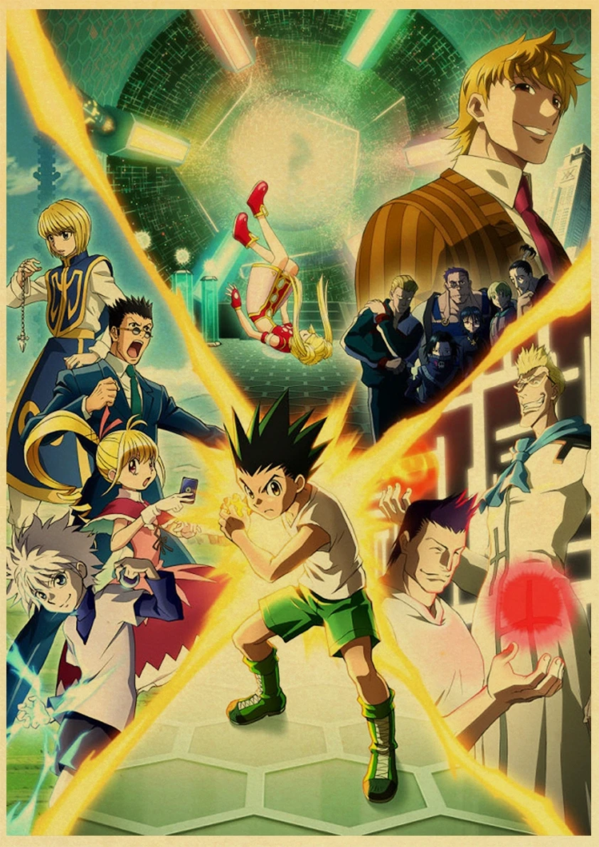 ハンター ハンターアニメポスターセート漫画写真部屋飾り壁アート萌えグッズ ゾノピー
