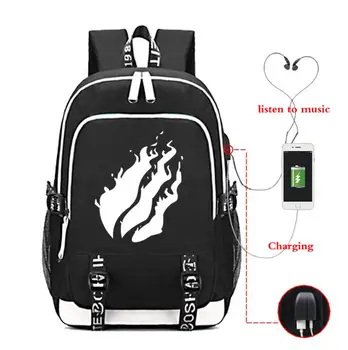 

Game Prestonplayz The Hedgehog Backpack Bag USB Fashion Port /Headphone Rucksack Travel Bag Teenager Student School Laptop Bag