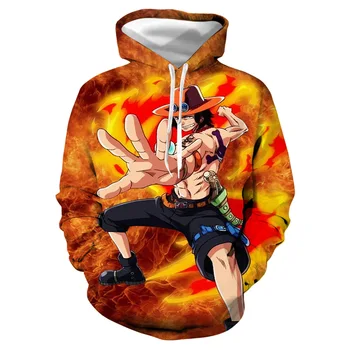 

2020 New One Piece Harajuku Anime Hoodies 3D Printed Jacket Men/Women Casual Streetwear Sweatshirt Unisex Tracksuit Men Clothes