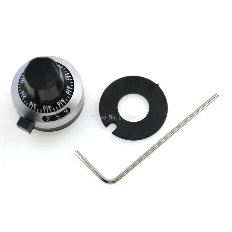 2 шт./Лот 4 мм Φ потенциометр точная ручка циферблата Запираемая шляпа