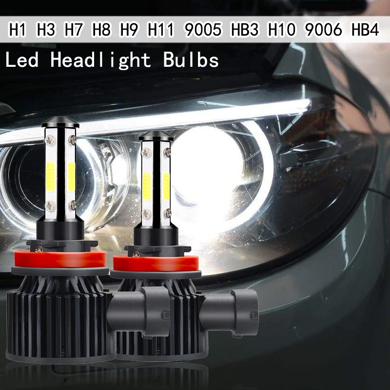 

Lighting Range Auto H7 Car Bulbs LED 6000K Headlamps H1 H3 H8 H9 H11 9005 HB3 H10 9006 HB4 Car Fog Bulbs 12V Car Light Lamp