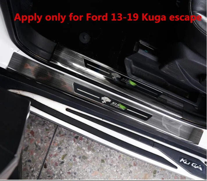 Применяется только для Ford 13-19 Kuga escape поздравительная педаль переоборудованная задняя Защитная панель корпус двери декоративные полосы