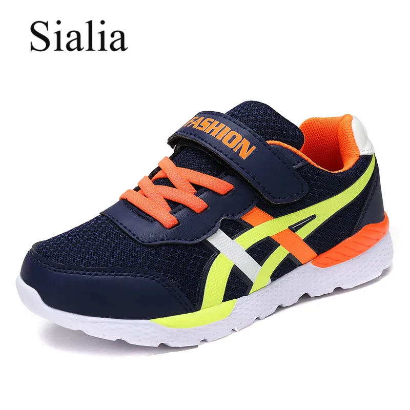 Sialia Sport Kidxs кроссовки, детская повседневная обувь для мальчиков, Сникеры для девочек, кроссовки для бега на открытом воздухе, на липучке, tenis infantil menino